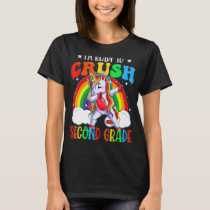 Ich bin bereit, die Mädchen des zweiten Grades zur T-Shirt