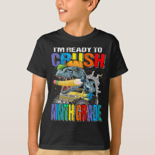 Ich bin bereit, die Mittelschule Dinosaurier TRex T-Shirt