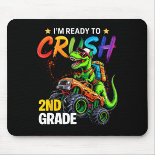Ich bin bereit, die Monster-Truck-Dinosaurier der  Mousepad