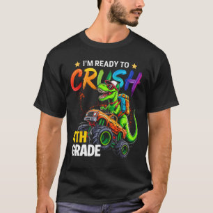 Ich bin bereit, die Monster-Truck-Dinosaurier der  T-Shirt