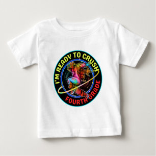 Ich bin bereit, die vierte Klasse zu meistern Baby T-shirt