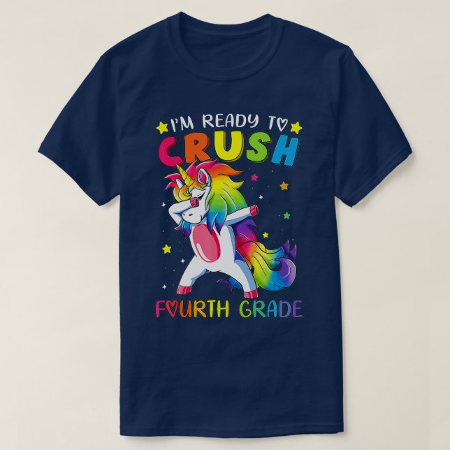 Ich bin bereit, die Viertklässler-Dabbing Uni zu z T-Shirt (Design vorne)