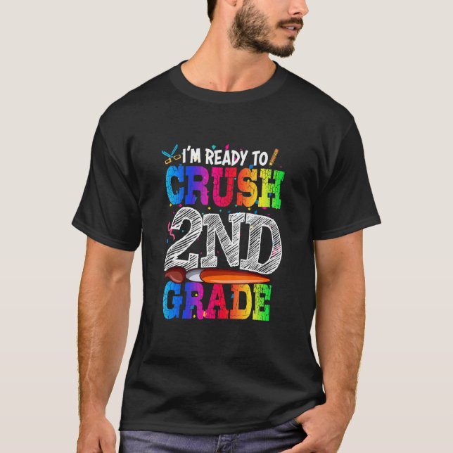 Ich bin bereit, die zweite Klasse wieder in die Sc T-Shirt (Vorderseite)