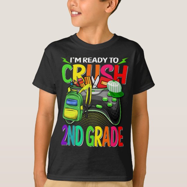 Ich bin bereit, die zweite Stufe zurück in das Sch T-Shirt (Vorderseite)