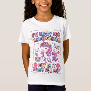 Ich bin bereit für den Kindergarten-Einhorn T-Shirt