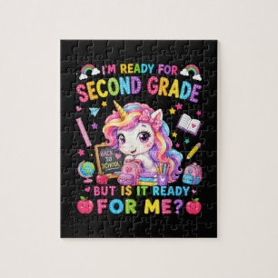 Ich bin bereit für die zweite Klasse Einhorn erste
