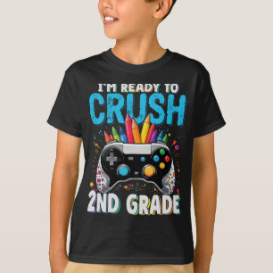 Ich bin bereit, Gamer der zweiten Klasse wieder in T-Shirt