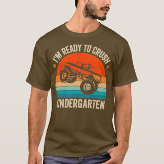 Ich bin bereit Kindergarten Monster Truck Boys zu T-Shirt