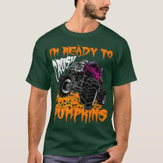 Ich bin bereit, Kürbis für Kids-Monster-LKW zu zer T-Shirt