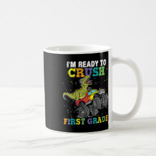 Ich bin bereit, Monstertruck-Dinos der ersten Klas Kaffeetasse