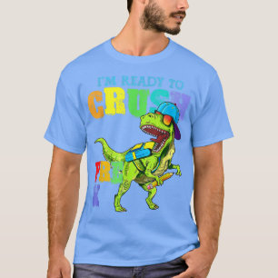 Ich bin bereit, Pre-K Dinosaurier zurück zur Schul T-Shirt