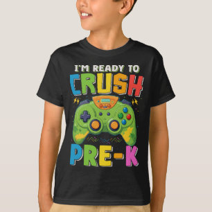 Ich bin bereit, Pre-k Gamer wieder zu Schuljungen  T-Shirt