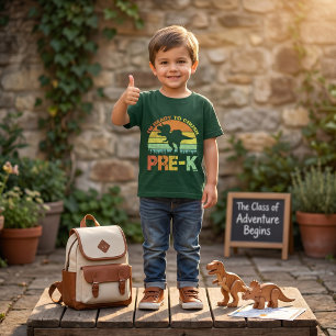 Ich bin bereit, Pre-K T-Rex wieder in die Schule z T-Shirt