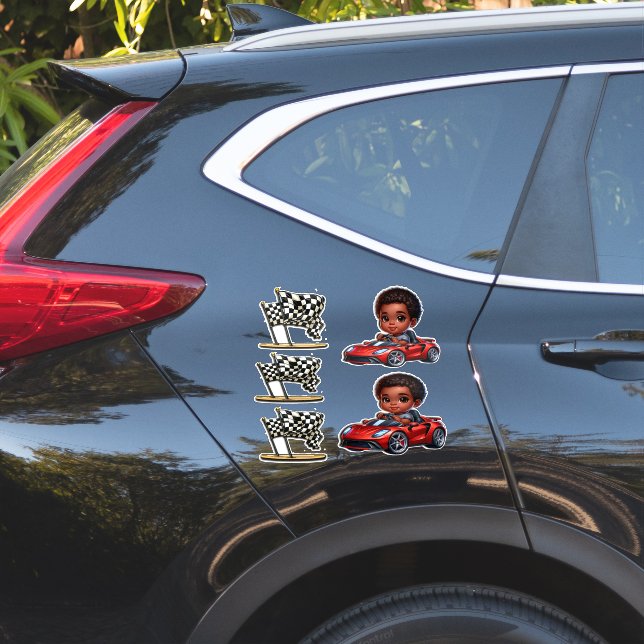 Ich bin bereit zu rennen aufkleber (Auto Seite)