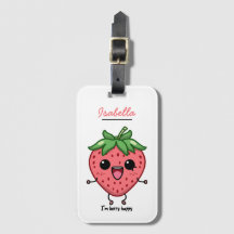 Ich bin Berry Happy niedliche Kawaii Erdbeeren Spr