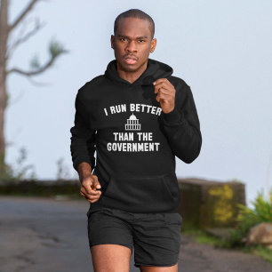 Ich bin besser als die Regierung Hoodie