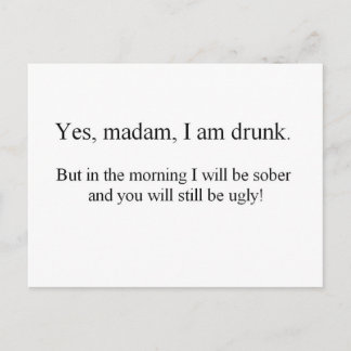 Ich bin Betrunken, aber... (St.K.) Postkarte