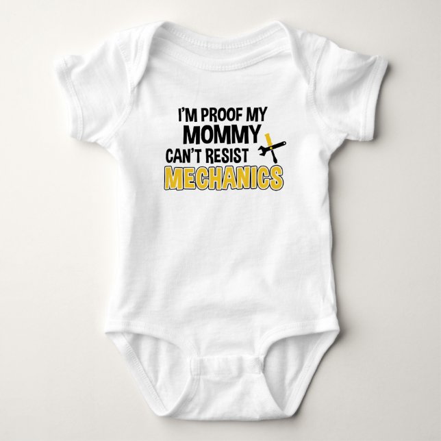Ich bin Beweis, den meine Mama den lustigen Baby Strampler (Vorderseite)