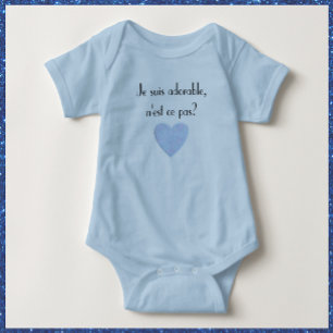 Ich bin bezaubernd, oder? Babybodysuit (in franzö Baby Strampler