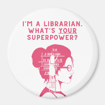 Ich bin Bibliothekarin - Magnet