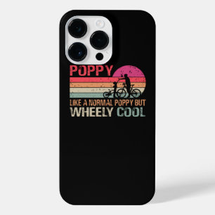 Ich bin Biker Poppy Vathers Day Wo Cooler Fahrrad iPhone 14 Pro Max Hülle