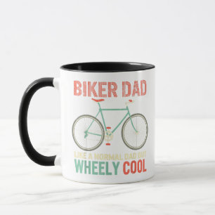 Ich bin Biker Vater Vathers Day Wo Cooler Fahrrad Tasse