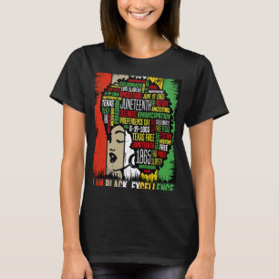 Ich bin Black Excellence Melanin Women Black Month T-Shirt