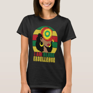 Ich bin Black Excellence Melanin Women Black Month T-Shirt