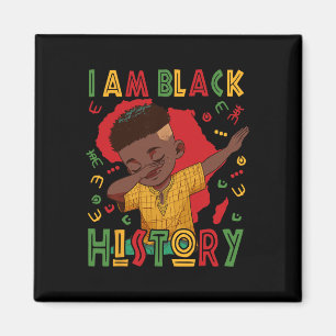 Ich bin Black History Boy Black History Month Magnet