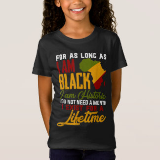 Ich bin Black History Lifetime Cool Black History T-Shirt