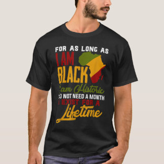 Ich bin Black History Lifetime Cool Black History  T-Shirt