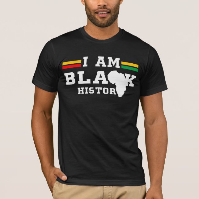 Ich bin Black History Shirt (Vorderseite)