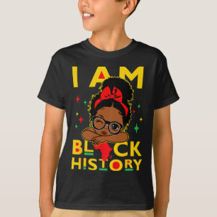 Ich bin Black History Shirt für Kinder, die schwar
