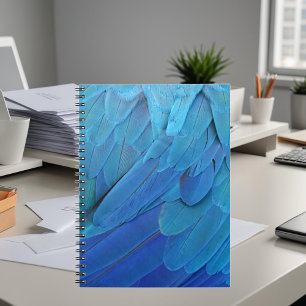 Ich bin blau - Macaw Federn Notizblock