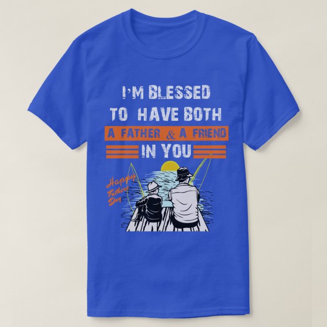 Ich bin BLESSED"- Vatertag Grafik T-Shirt (Design vorne)