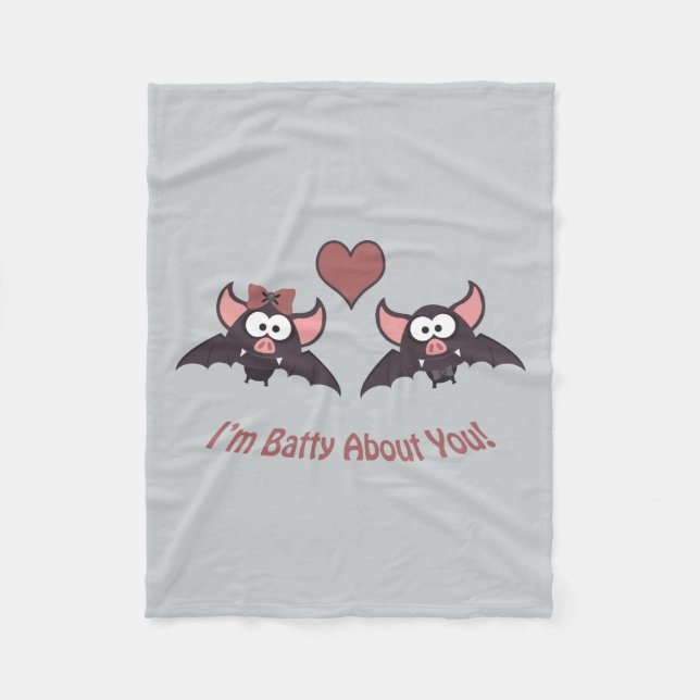 Ich bin böse über dich! fleecedecke (Vorderseite)