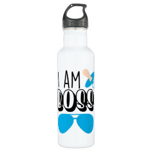 Ich bin Boss Funny Baby Boy Print Edelstahlflasche