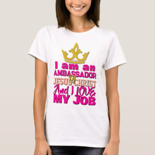 Ich bin Botschafter Jesu Christi Christlichen T-Sh T-Shirt