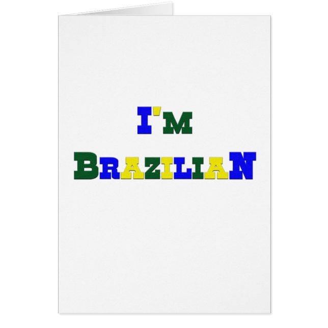 Ich bin brasilianisch (Vorne)
