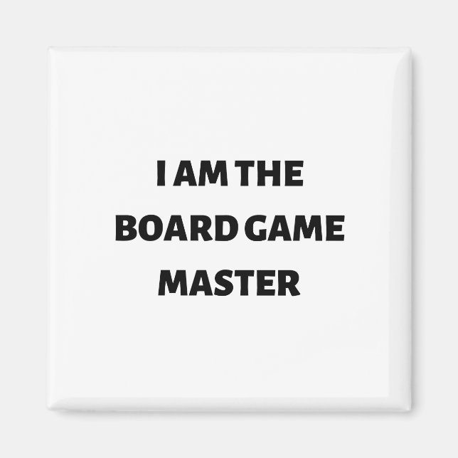 Ich bin Brettspielmeister Magnet (Vorne)