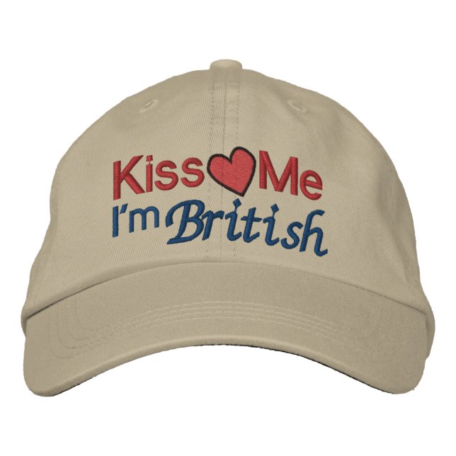 Ich bin Brite von SRF Bestickte Kappe (Vorderseite)