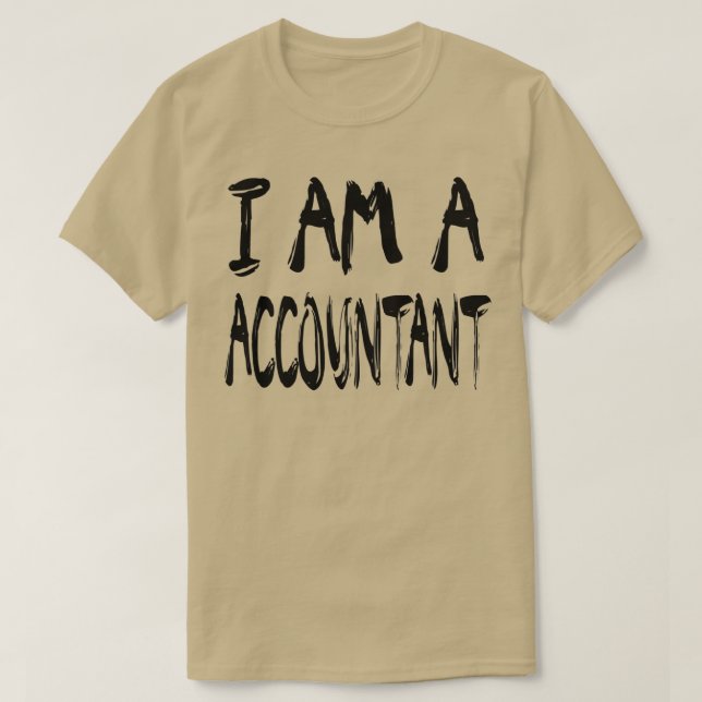 Ich bin Buchhalter 2 T-Shirt (Design vorne)