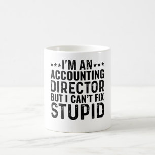 Ich bin Buchhaltungsdirektor, aber ich kann keinen Kaffeetasse
