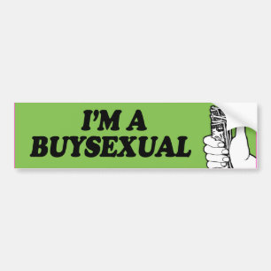 ICH BIN BUYSEXUELL -.png Autoaufkleber