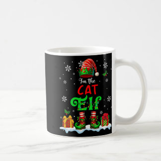 Ich bin Cat Elf Weihnachtself Kostüm Kat Besitzer Kaffeetasse