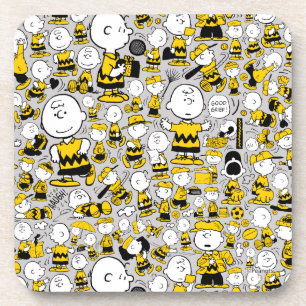 Ich bin Charlie Brown Pattern Getränkeuntersetzer