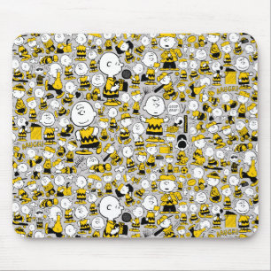 Ich bin Charlie Brown Pattern Mousepad