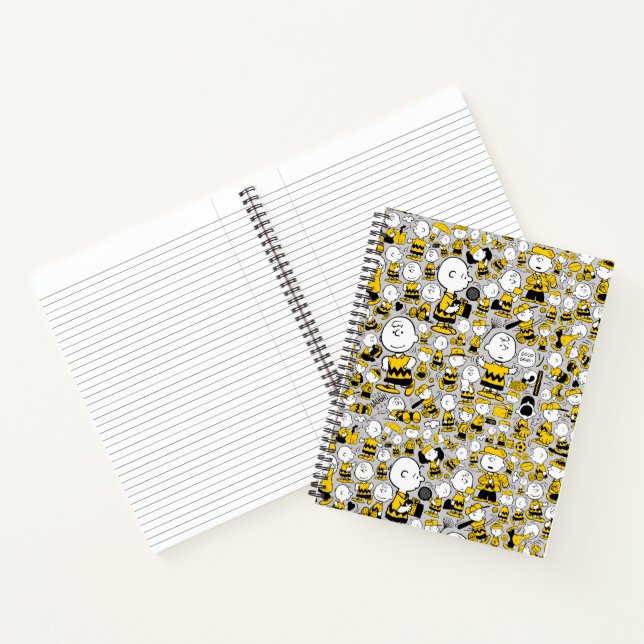 Ich bin Charlie Brown Pattern Notizbuch (Innenseite)