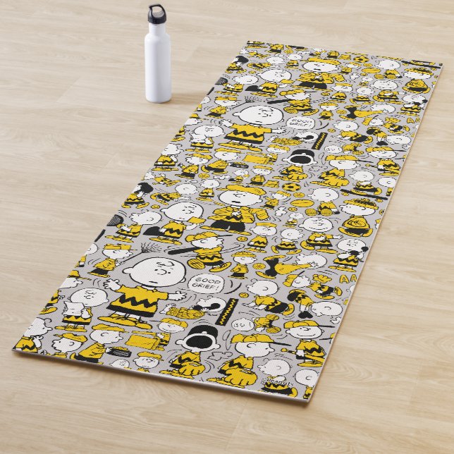 Ich bin Charlie Brown Pattern Yogamatte (Beispiel)