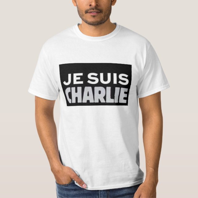 ICH BIN CHARLIE, JE SUIS CHARLIE T-Shirt (Vorderseite)